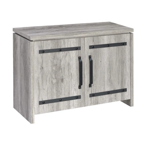 Coaster Enoch 2-door Accent Cabinet, Grey Driftwood