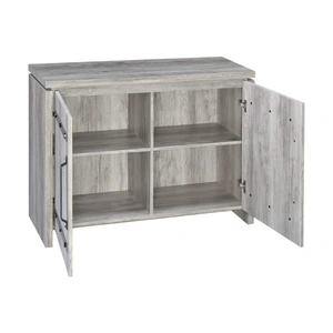 Coaster Enoch 2-door Accent Cabinet, Grey Driftwood