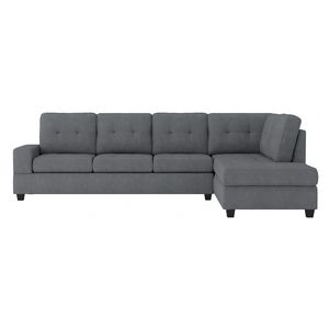 Homelegance Maston Microfiber Fabric Reversible Sectional Sofa w/Chaise
