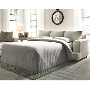 Ashley Furniture Soletren Fabric Queen Sofa Sleeper, Stone