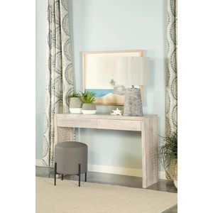 Coaster Rickman Rectangular 2-drawer Wood Console Table, White Washed