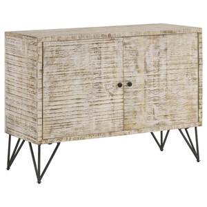 Coaster Maille 2-door Wood Veneer Accent Cabinet, White Washed