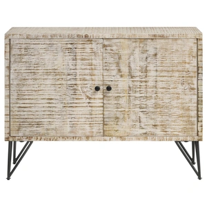 Coaster Maille 2-door Wood Veneer Accent Cabinet, White Washed