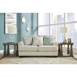 Ashley Furniture Monaghan Transitional Loveseat | Sandstone Chenille Upholstery, Sandstone