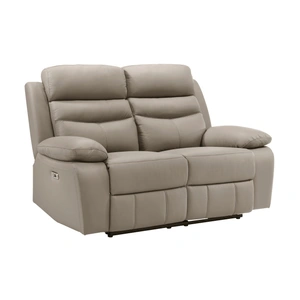 Homelegance Hancock Leather Power Double Reclining Loveseat