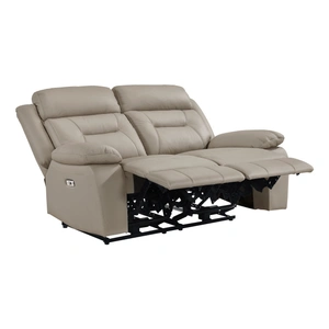 Homelegance Laconia Leather Power Double Reclining Loveseat