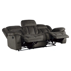 Homelegance Laurelton Microfiber Double Reclining Sofa
