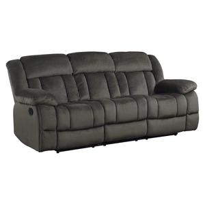 Homelegance Laurelton Microfiber Double Reclining Sofa