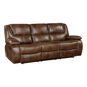 Homelegance Ellicott Leather Double Reclining Sofa