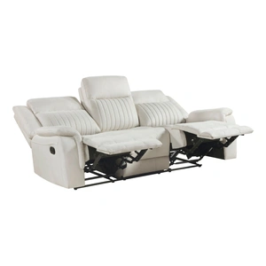 Homelegance Dean Microfiber Double Reclining Sofa