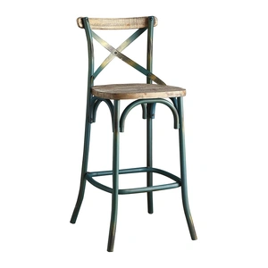 ACME Zaire Wood/Metal Bar Chair