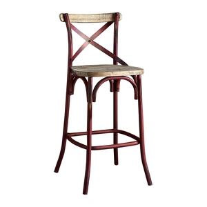 ACME Zaire Wood/Metal Bar Chair