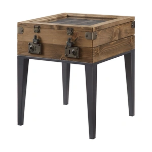 AF Modern Kolin Accent Table, Rustic Oak