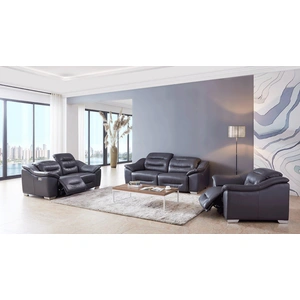 ESF Furniture 972 Leather/Eco-Leather Living Room Set w/Recliner