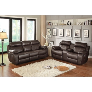Homelegance Marille Leatherette Reclining Living Room Set