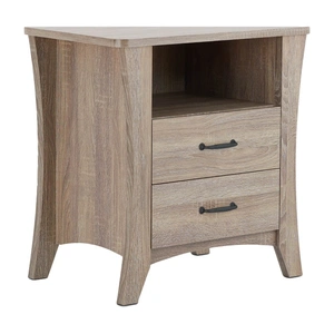 ACME Colt Wood Veneer/Wood Accent Table/Nightstand