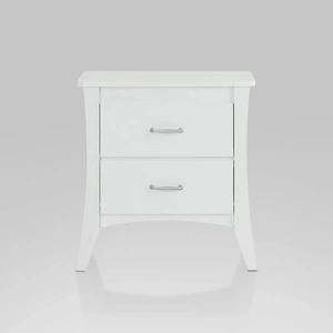 ACME Babb Wood Accent Table/Nightstand, White