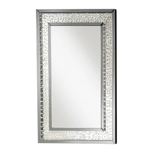 ACME Glam Nysa 97387 Mirrored/Faux Crystals Wall Mirror
