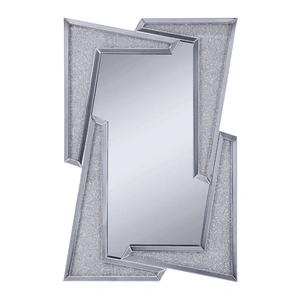 ACME Glam Noralie 97571 Mirrored/Faux Diamonds Wall Mirror