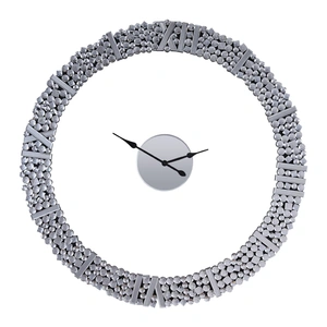 ACME Glam Kachina 97611 Mirrored/Faux Crystals Wall Clock