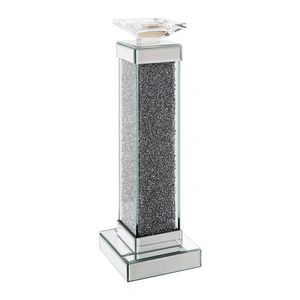 ACME Glam Rekha 97616 Mirrored/Faux Crystals Accent Candleholder (Set of 2)