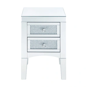 ACME Glam Nowles 97651 Mirrored/Faux Stones Accent Table