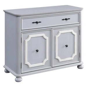 ACME Enyin Wood Cabinet, Gray