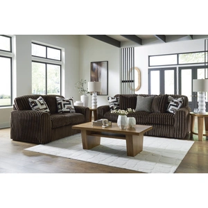 Ashley Furniture Midnight-Madness Polyester Living Room Set