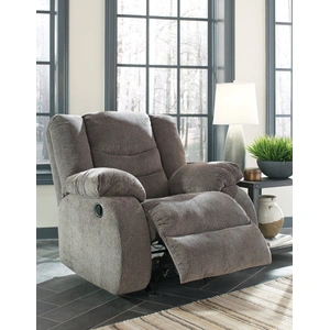 Ashley Furniture Tulen Polyester Rocker Recliner, Gray