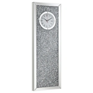 Coaster Minette Crystal Inlay Rectangle Mirrored Clock