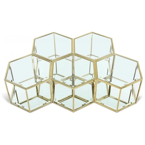 Meridian Furniture Sei 5-Piece Glass Coffee Table