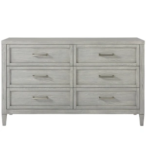 Universal Furniture Long Key Rattan/Wood Panel Bedroom Set
