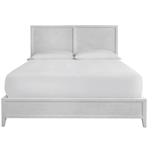 Universal Furniture Ames Wood Panel Bed, King Size, Rustic Oak