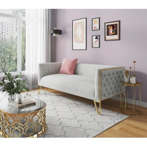 Manhattan Comfort Vector 81.5-inch Velvet 3-Seat Sofa