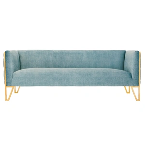 Manhattan Comfort Vector 81.5-inch Velvet 3-Seat Sofa