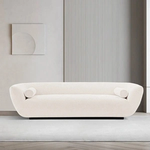 Manhattan Comfort Ulka Chenille Sofa w/Pillows 