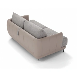 Diven Living Iris Leather Convertible Sofabed Customizable