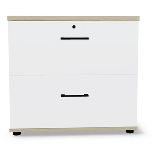 MDD Office Furniture Standard Office Lockable H29.1-inch File Cabinet w/2 Drawers