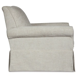 Ashley Furniture Searcy Polyester/Rayon Swivel Glider Accent Chair in Quartz