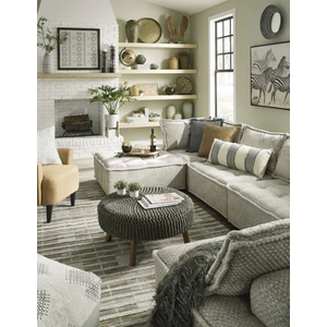 Ashley Furniture Bales Polyester 4-Piece Modular Sectional, Taupe