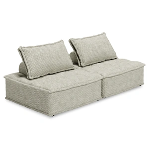 Ashley Furniture Bales Polyester 2-Piece Modular Loveseat, Taupe
