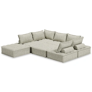 Ashley Furniture Bales Polyester 7-Piece Modular Sectional, Taupe