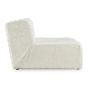 Ashley Furniture Brettner Polyester Accent Chair in Ivory