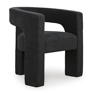 Ashley Furniture Landick Polyester Accent Chair, Ebony