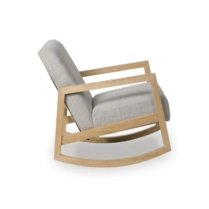 Ashley Furniture Wychworth Polyester/Wood Accent Chair, Gray/Natural