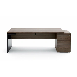 MDD Office Furniture Mito Executive Melamine Storage Desk w/Leg in Matt Finish