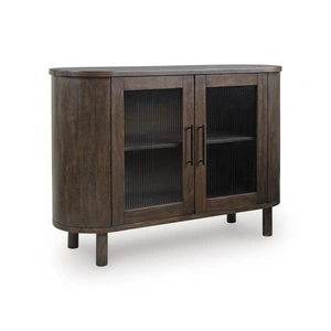 Ashley Furniture Mayridge 2-Door Wood Accent Cabinet | Medium Brown Storage, Medium Brown