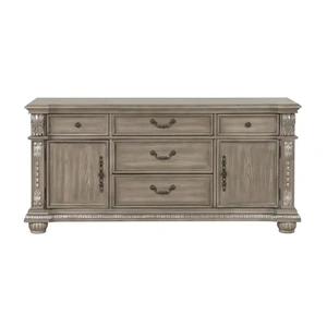 Lifestyle Furniture SM 401D Wood Buffet w/4 Drawers & 2 Doors