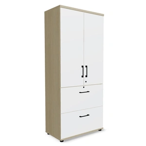 MDD Office Furniture Standard Office Lockable H72.2-inch File Cabinet w/2 Drawers & 2 Doors