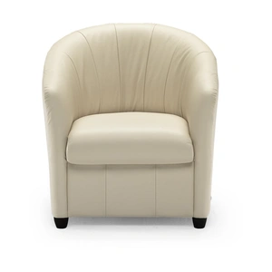 Natuzzi Editions Veronica Fabric/Leather Armchair